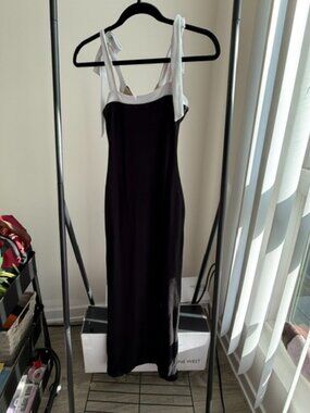 Black/Beige Reversible Body Con